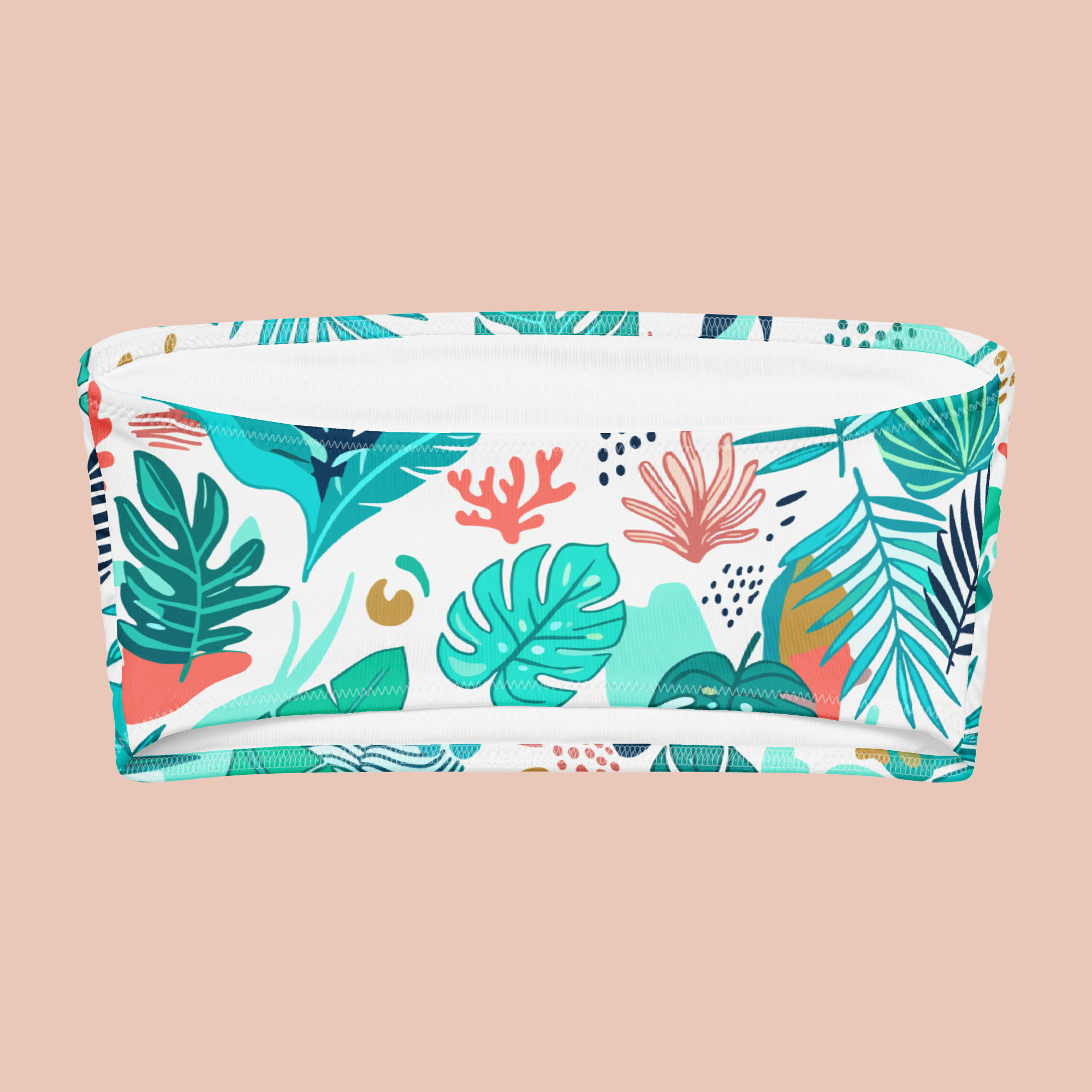 Island-Vibe---Front-&-Free---Recycled-Bandeau-Bikini-(Top-Only) Back Island-Vibe---Front-&-Free---Recycled-Bandeau-Bikini-(Top-Only) Back
