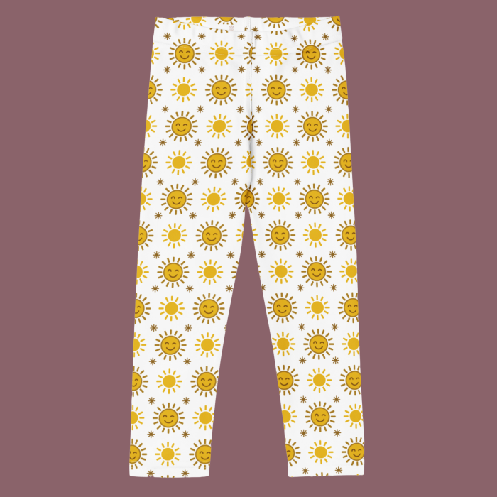 All I Need is Sun Kid's Leggings - Front