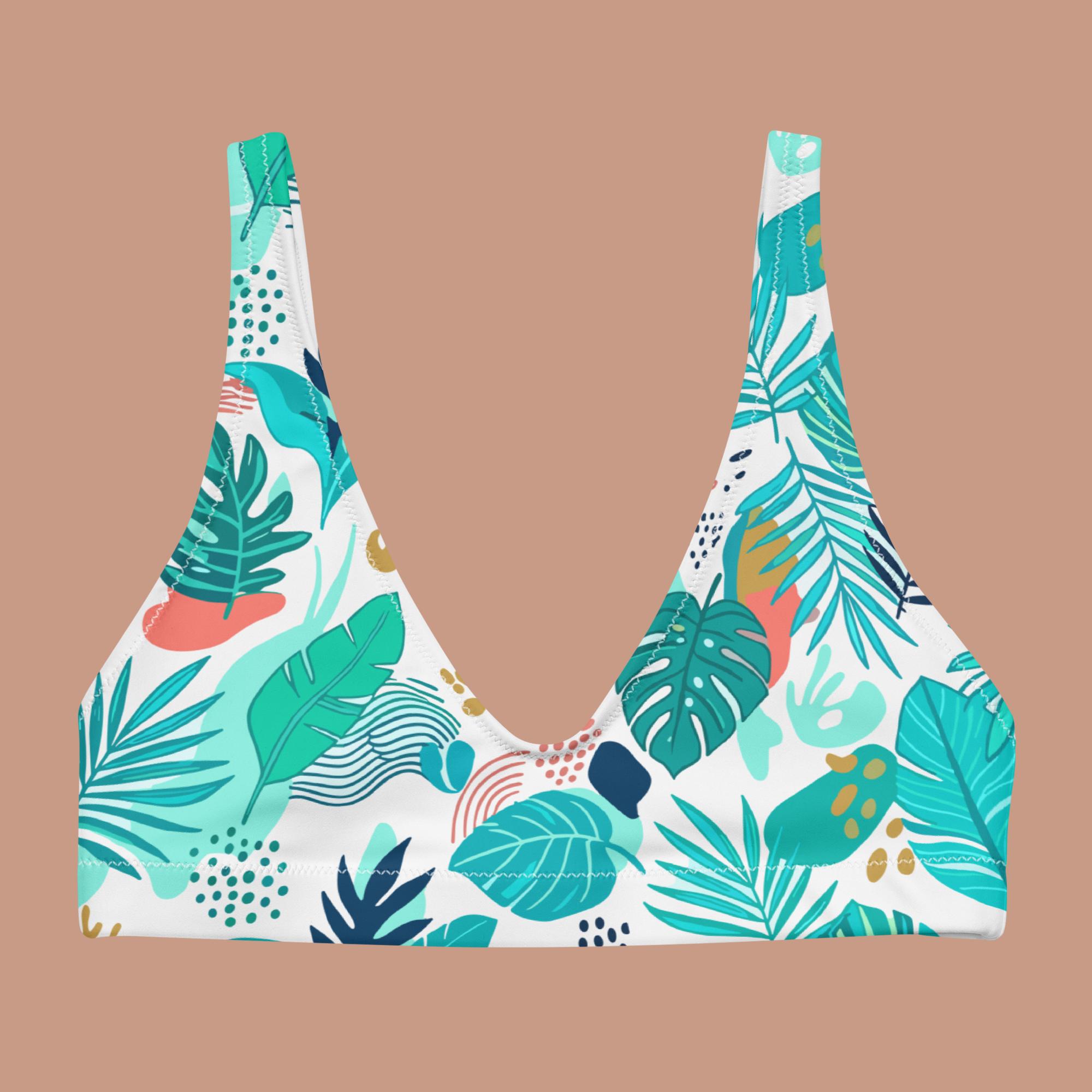 all-over-print-recycled-padded-bikini-top-white-front-6a23575c15ebf.jpg Island Vibe – Fern Rise – Recycled Padded Top Only