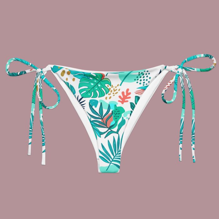 Island Vibe - Tropica Knot - Recycled String Bikini (Bottom Only) Back