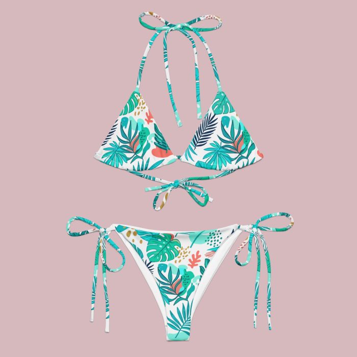 Island Vibe – Tropica Knot – Recycled String Bikini