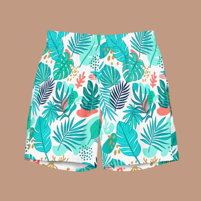 Island Vibe – Frond Breeze – Recycled Swim Trunks