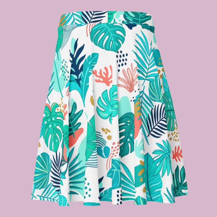 Private: Island Vibe – Fern Flutter – Skater Skirt